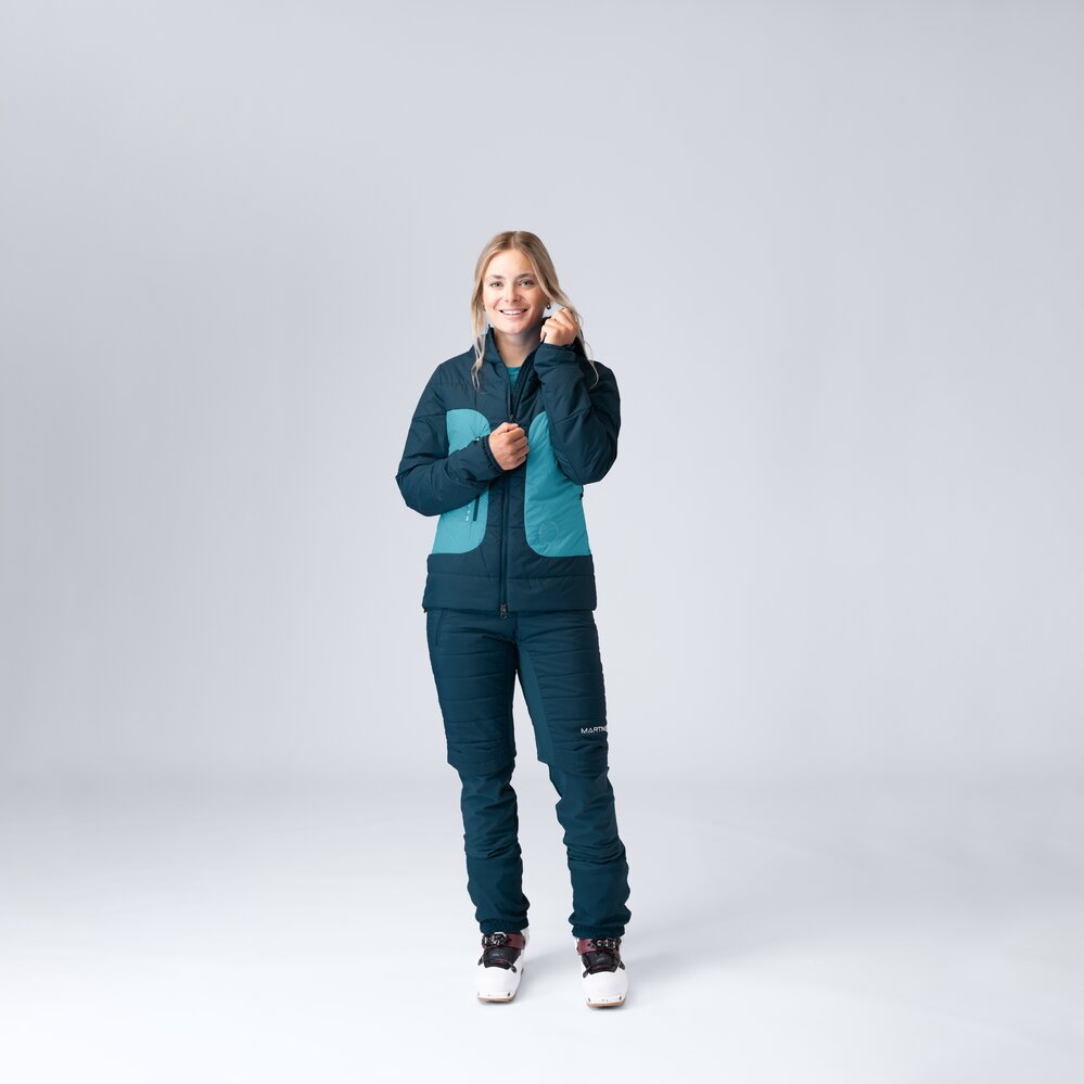 Martini Sportswear - Argon Padded Shorts Primaloft® W - Thermoshorts in poseidon - Vollständiges Outfit - Damen