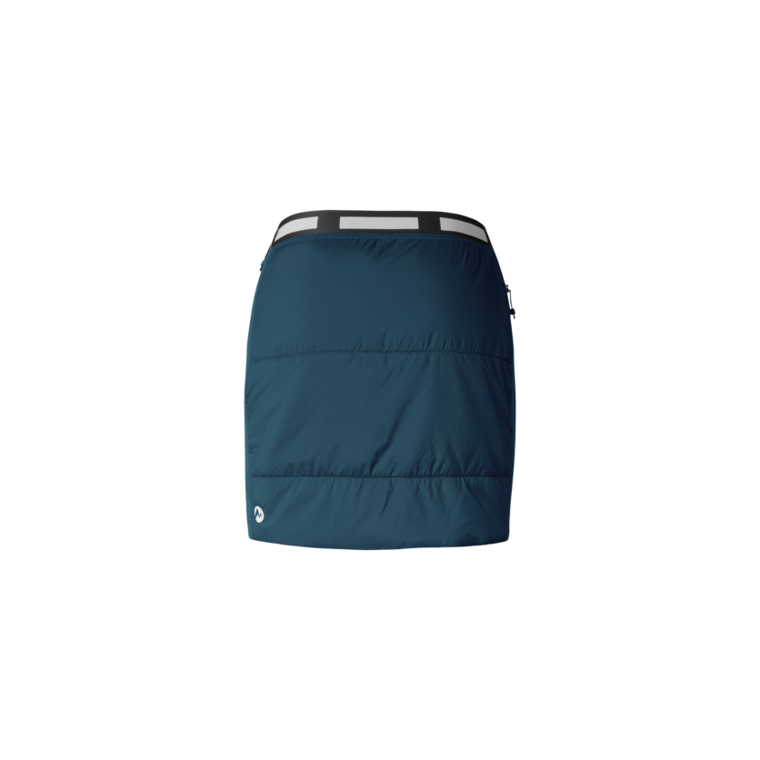 Martini Sportswear - Desire Padded Skirt Primaloft® W - Insulated skirts in poseidon - rear view - Women