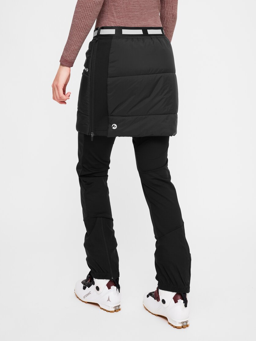 Martini Sportswear - Desire Padded Skirt Primaloft®W - Gonne termici in true navy - vista laterale modello - Donna