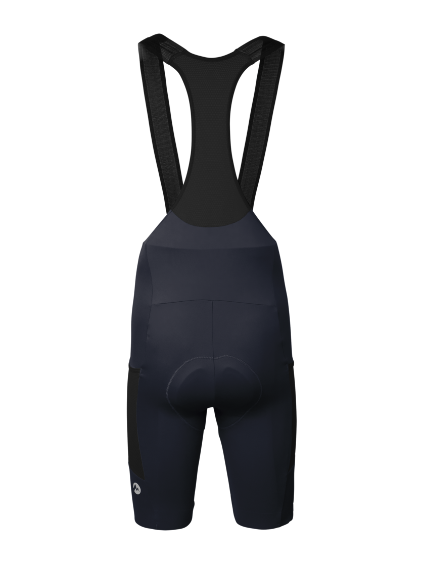 Martini Sportswear - Velox BIB M - Shorts in true navy-black - rear view - Men