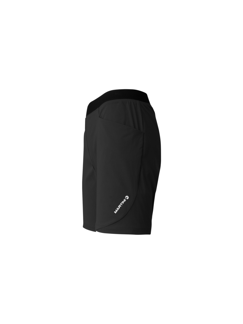 Martini Sportswear - Alpmate Shorts W - Shorts in black-white - vista laterale - Donna