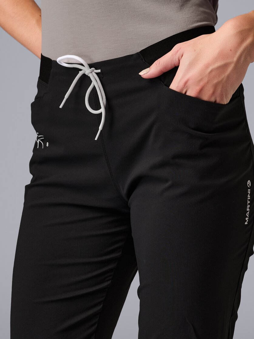 Martini Sportswear - Alpmate Pants W - Lange Hosen in black-white - Detail 1 - Damen