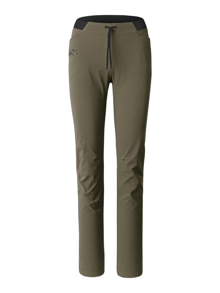 Martini Sportswear - Alpmate Pants W - Long pants in moss-black - front view - Women