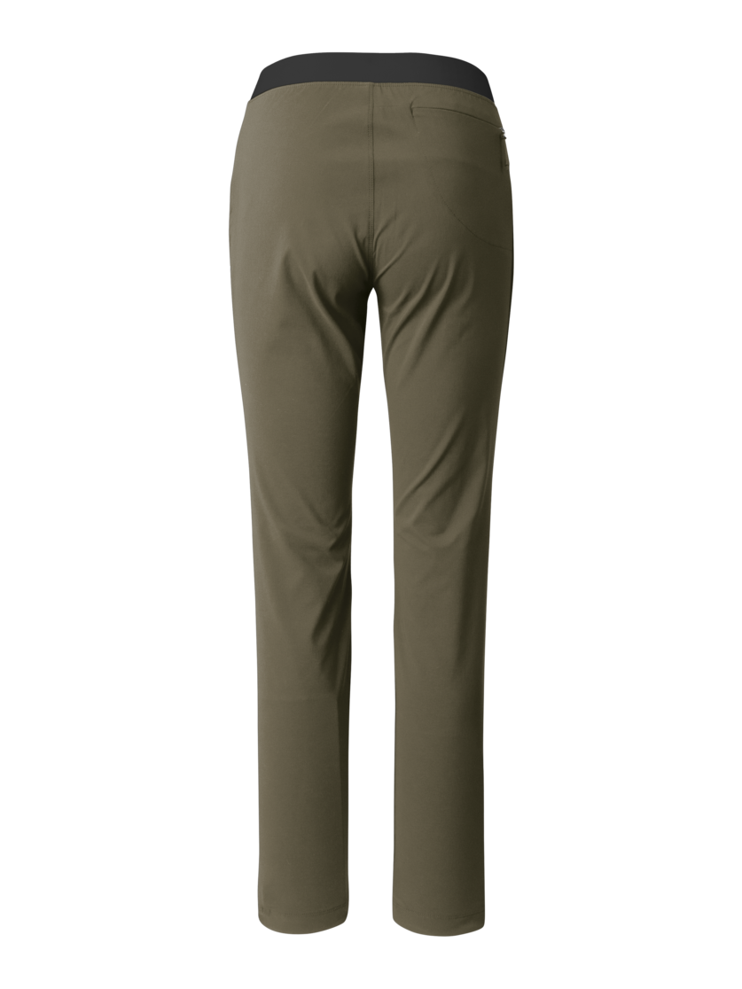Martini Sportswear - Alpmate Pants W - Long pants in moss-black - rear view - Women