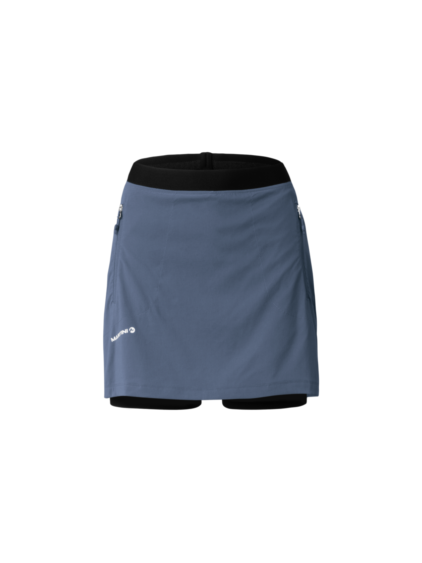 Martini Sportswear - Hillclimb Skirt W - Gonne in dark blue - vista frontale - Donna