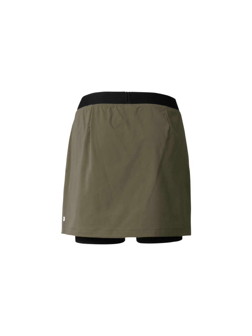 Martini Sportswear - Hillclimb Skirt W - Skirts in moss - rear view - Women