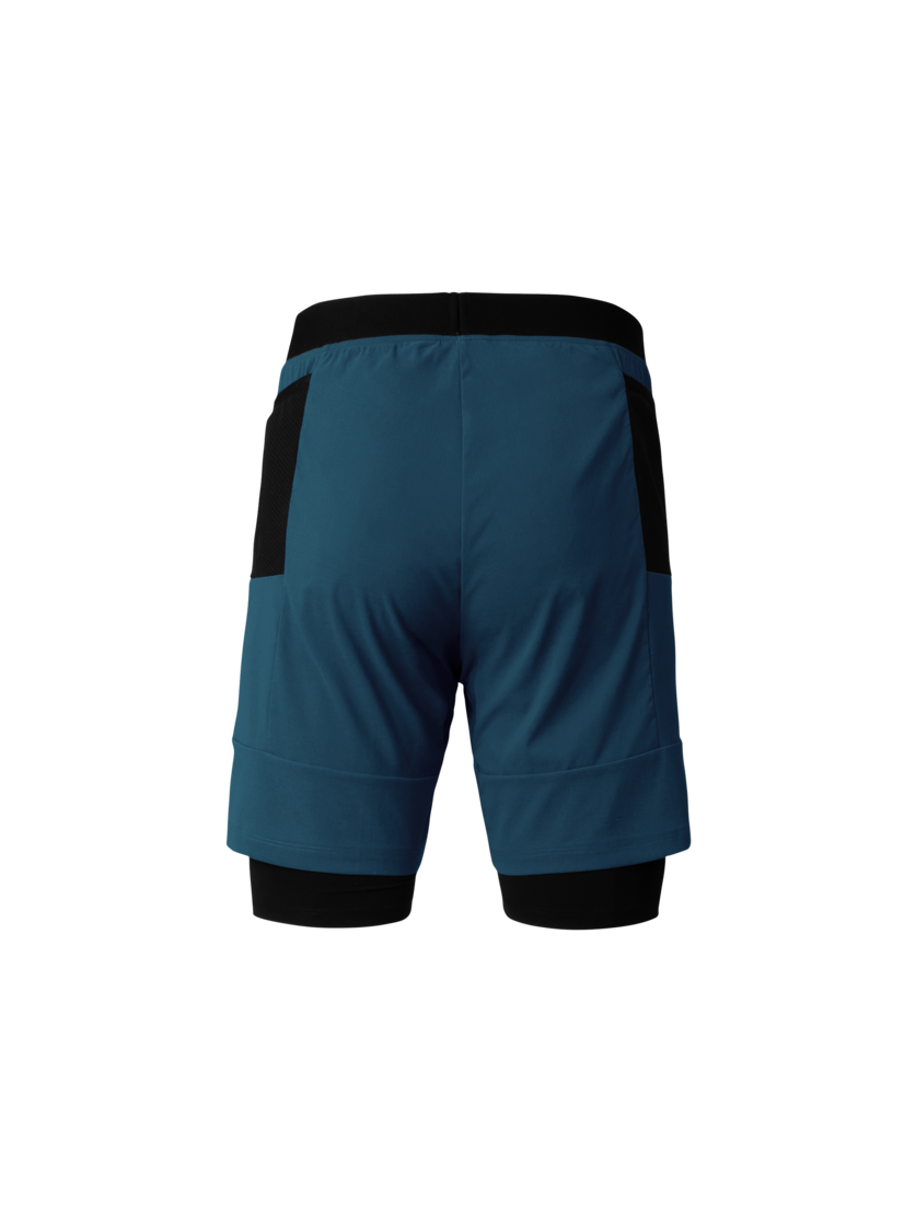 Martini Sportswear - Pacemaker 2In1 Shorts M - Kurze Hosen in poseidon-black - Rückansicht - Herren
