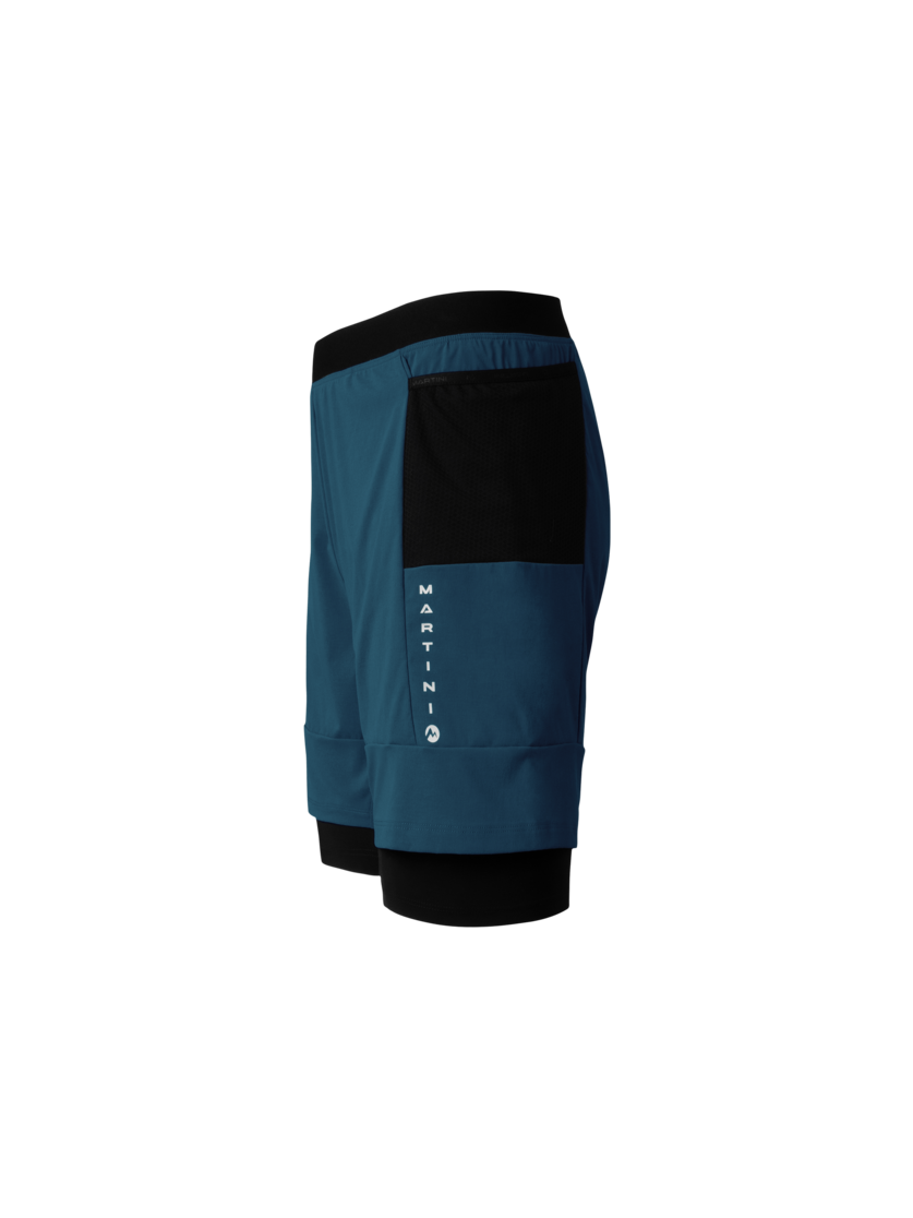Martini Sportswear - Pacemaker 2In1 Shorts M - Kurze Hosen in poseidon-black - Seitenansicht - Herren