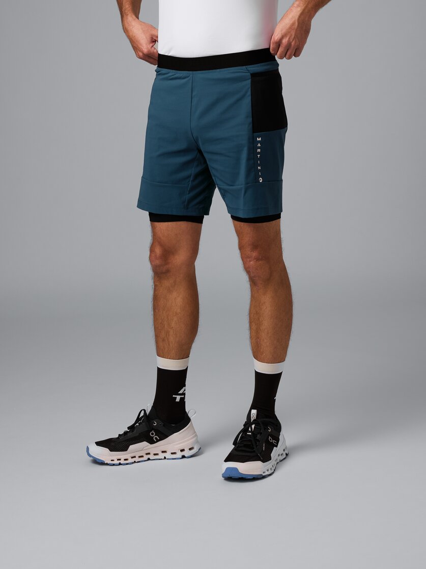 Martini Sportswear - Pacemaker 2In1 Shorts M - Kurze Hosen in black - Vorderansicht Model - Herren