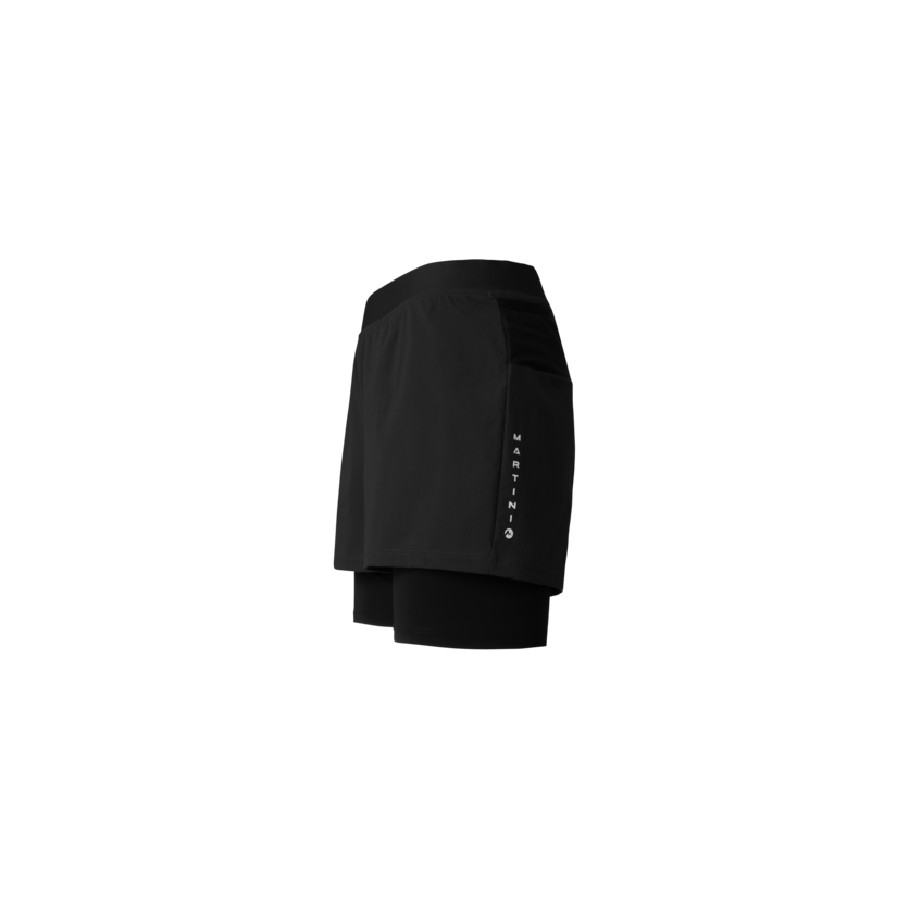 Martini Sportswear - Pacemaker 2In1 Shorts W - Kurze Hosen in black - Seitenansicht - Damen