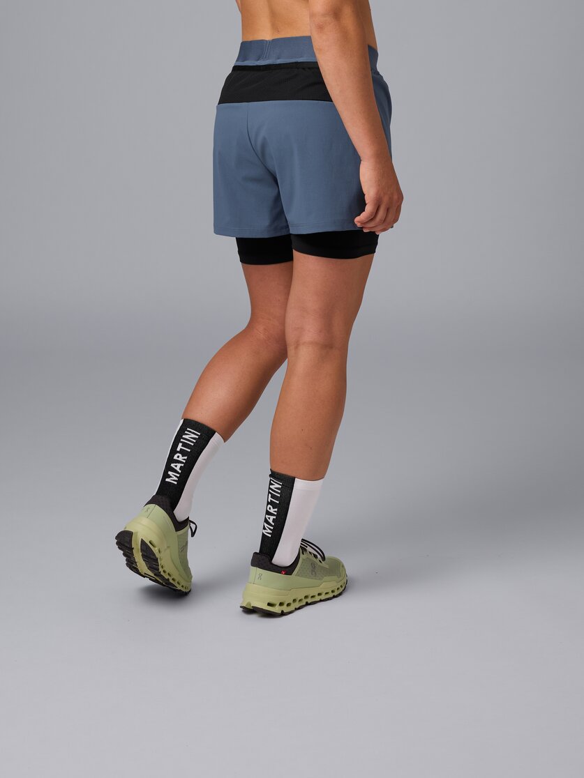 Martini Sportswear - Pacemaker 2In1 Shorts W - Kurze Hosen in black - Rückansicht Model - Damen