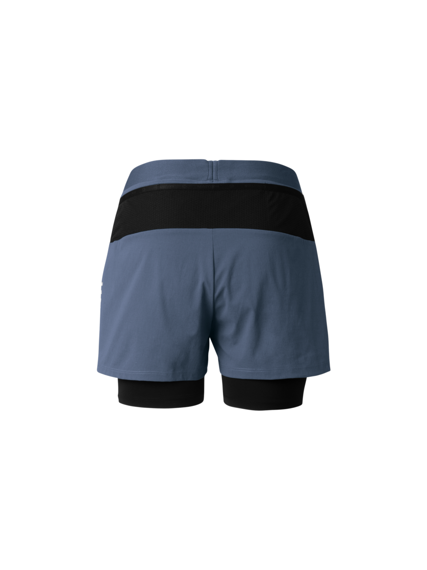Martini Sportswear - Pacemaker 2In1 Shorts W - Kurze Hosen in dark blue - Rückansicht - Damen