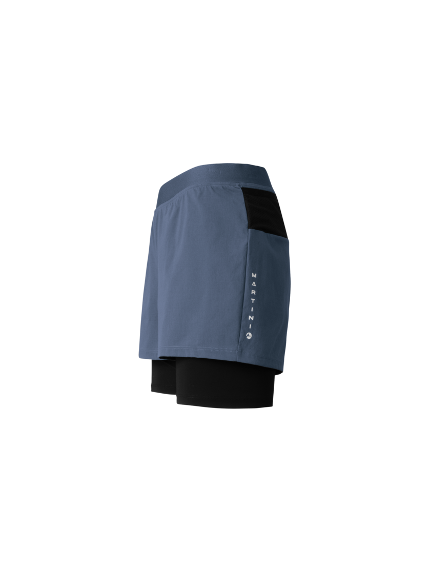 Martini Sportswear - Pacemaker 2In1 Shorts W - Kurze Hosen in dark blue - Seitenansicht - Damen