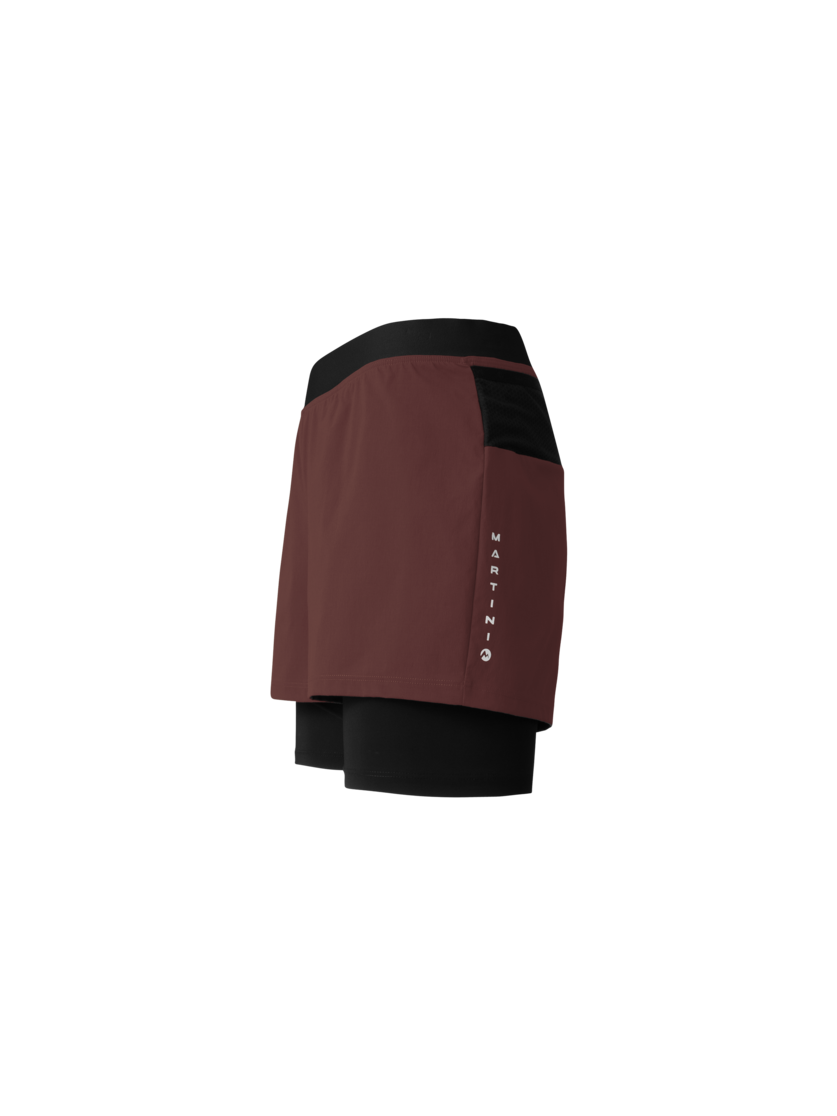 Martini Sportswear - Pacemaker 2In1 Shorts W - Shorts in peakan - side view - Women
