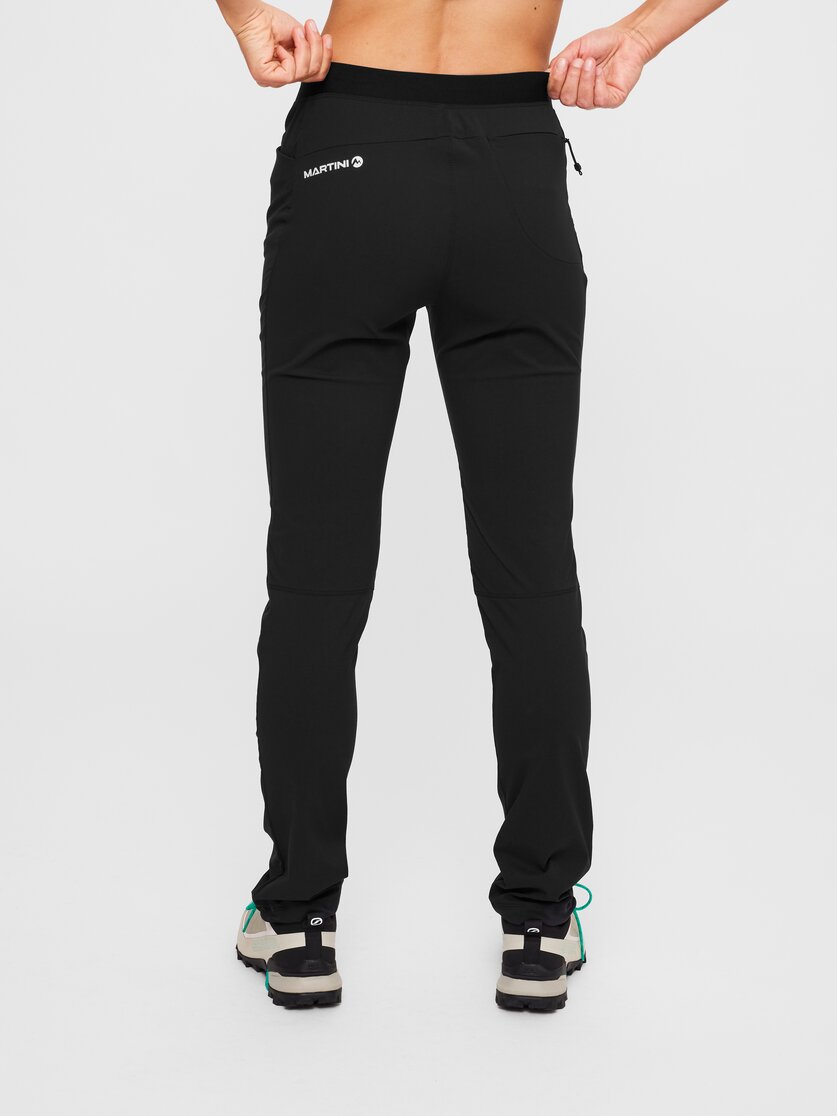 Martini Sportswear - Alpmate Summit Pants W - Lange Hosen in black-white - Rückansicht Model - Damen