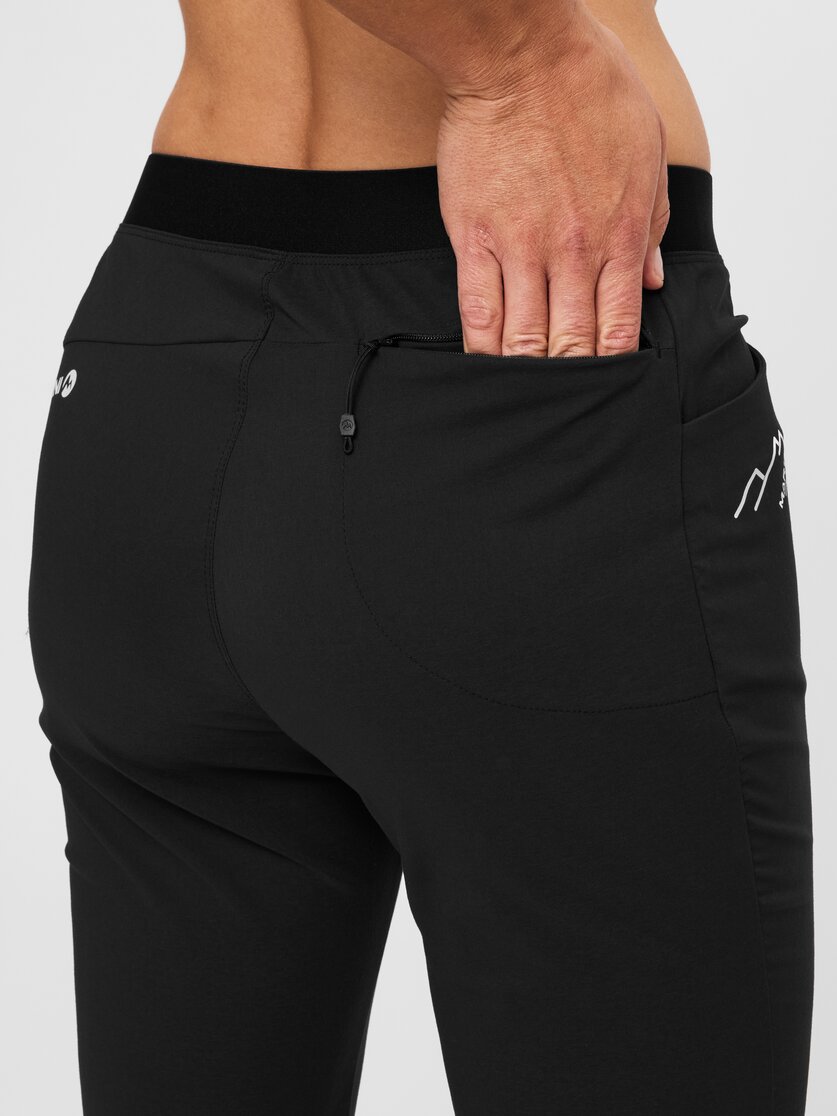 Martini Sportswear - Alpmate Summit Pants W - Lange Hosen in black-white - Detail 2 - Damen
