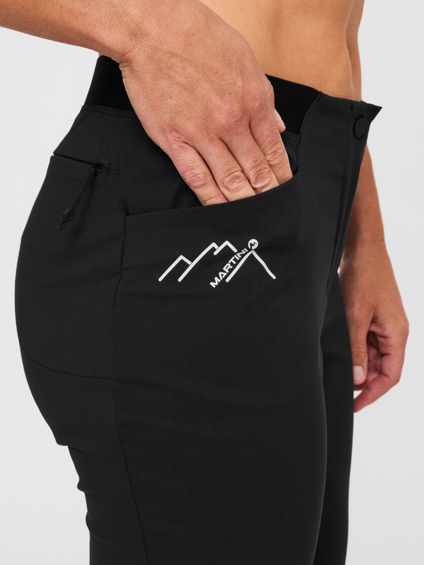 Martini Sportswear - Alpmate Summit Pants W - Lange Hosen in black-white - Detail 3 - Damen