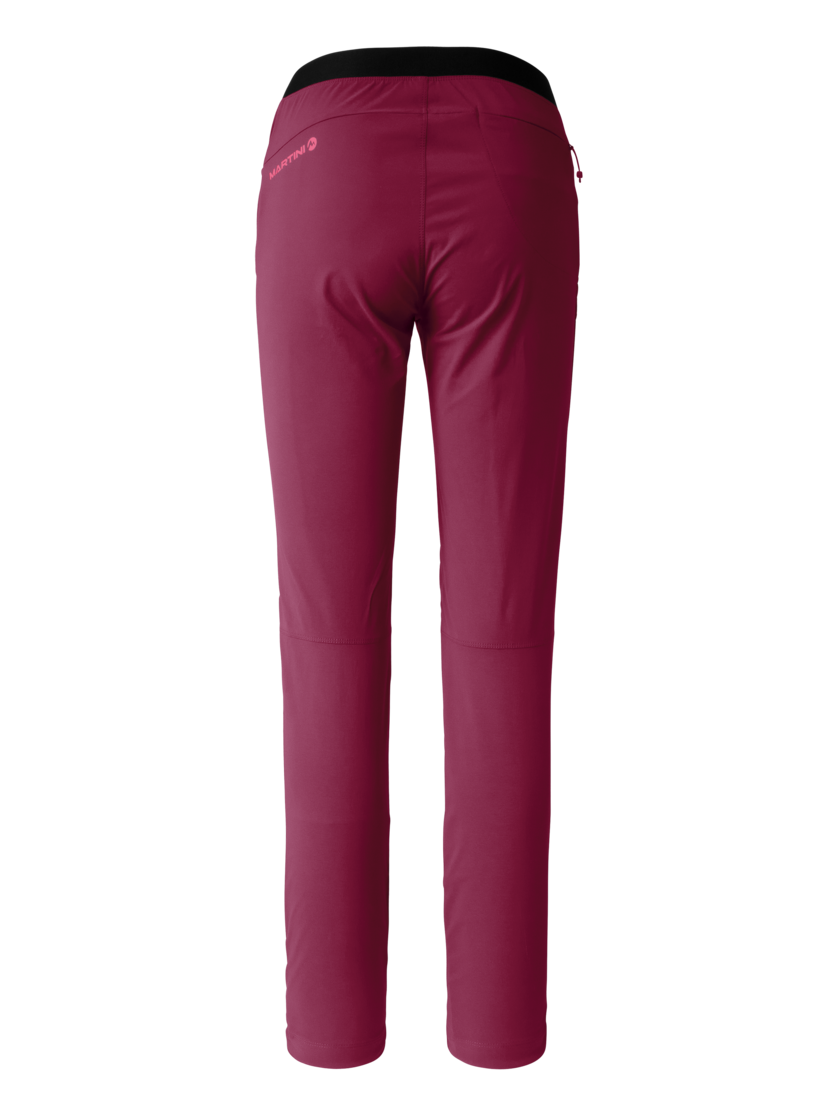 Martini Sportswear - Alpmate Summit Pants W - Pantaloni lunghi in plume-fuchsia - vista posteriore - Donna