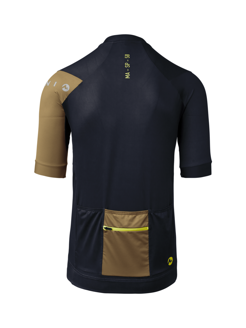 Martini Sportswear - Velox Road Bike Tricot M - T-Shirts in true navy-spanish green - rear view - Men