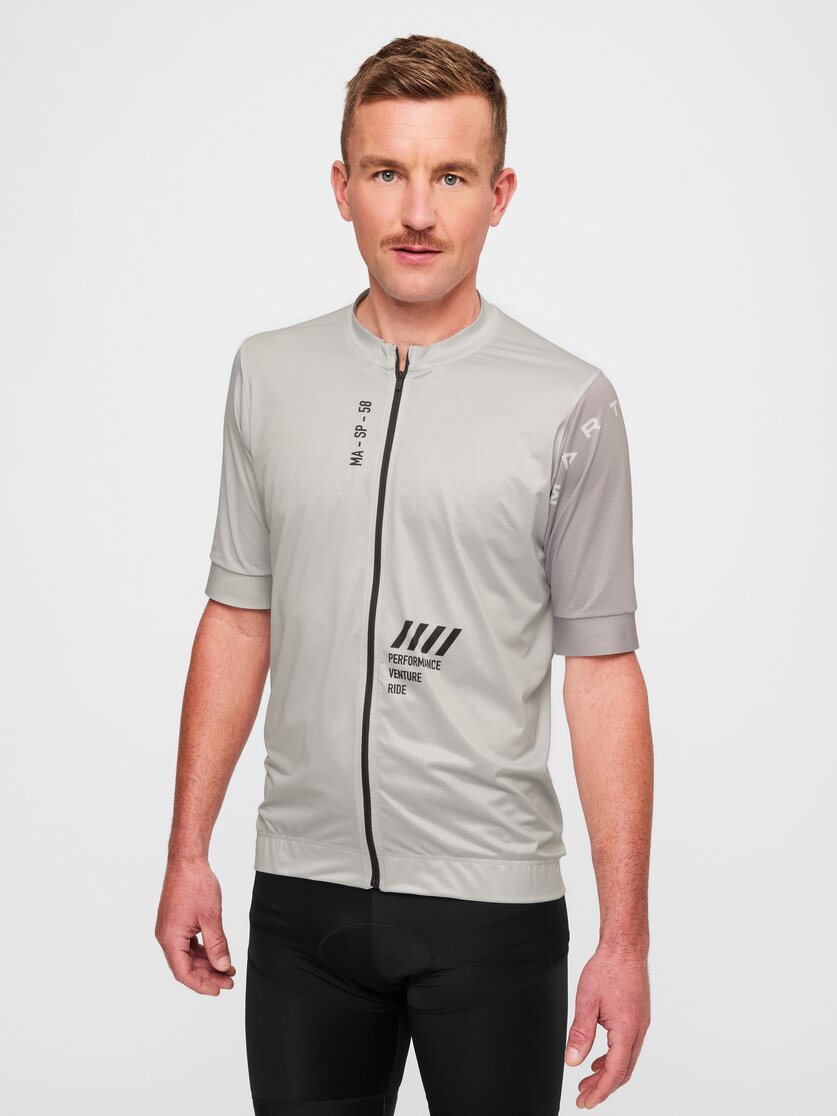 Martini Sportswear - Velox Road Bike Tricot M - T-Shirts in true navy-spanish green - front view model - Men
