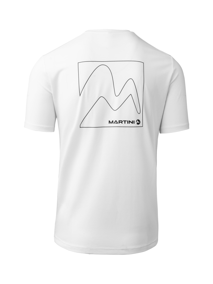 Martini Sportswear - Recharge Shirt M - T-Shirts in white - vista posteriore - Uomo