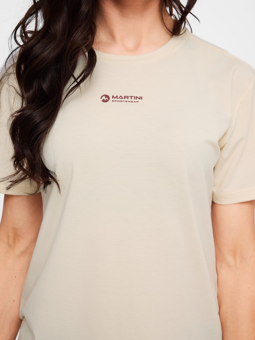 Martini Sportswear - Recharge Shirt W - T-Shirts in off white-winter apple - Detail 1 - Damen