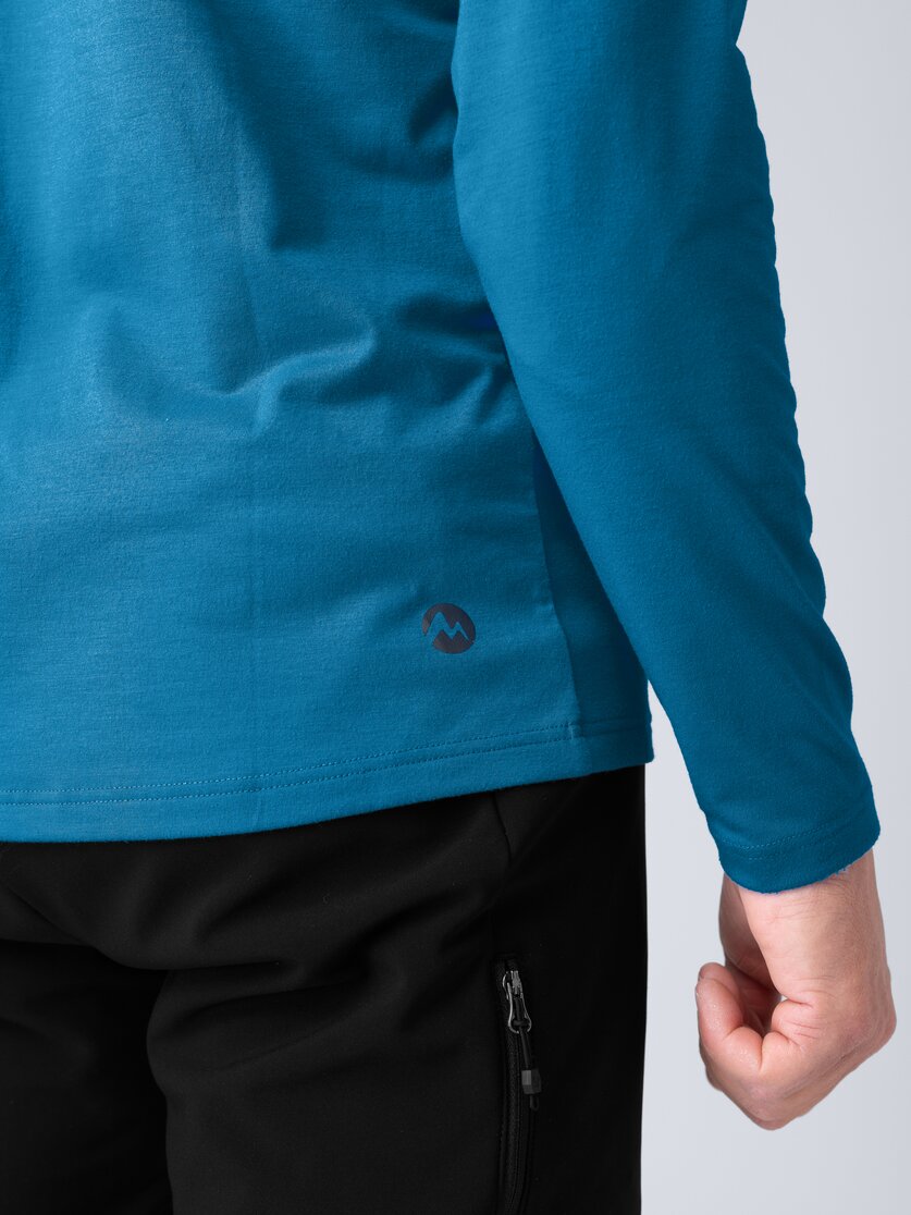 Martini Sportswear - Wildtrack Shirt M - Langarmshirts in seaport - Detail 1 - Herren