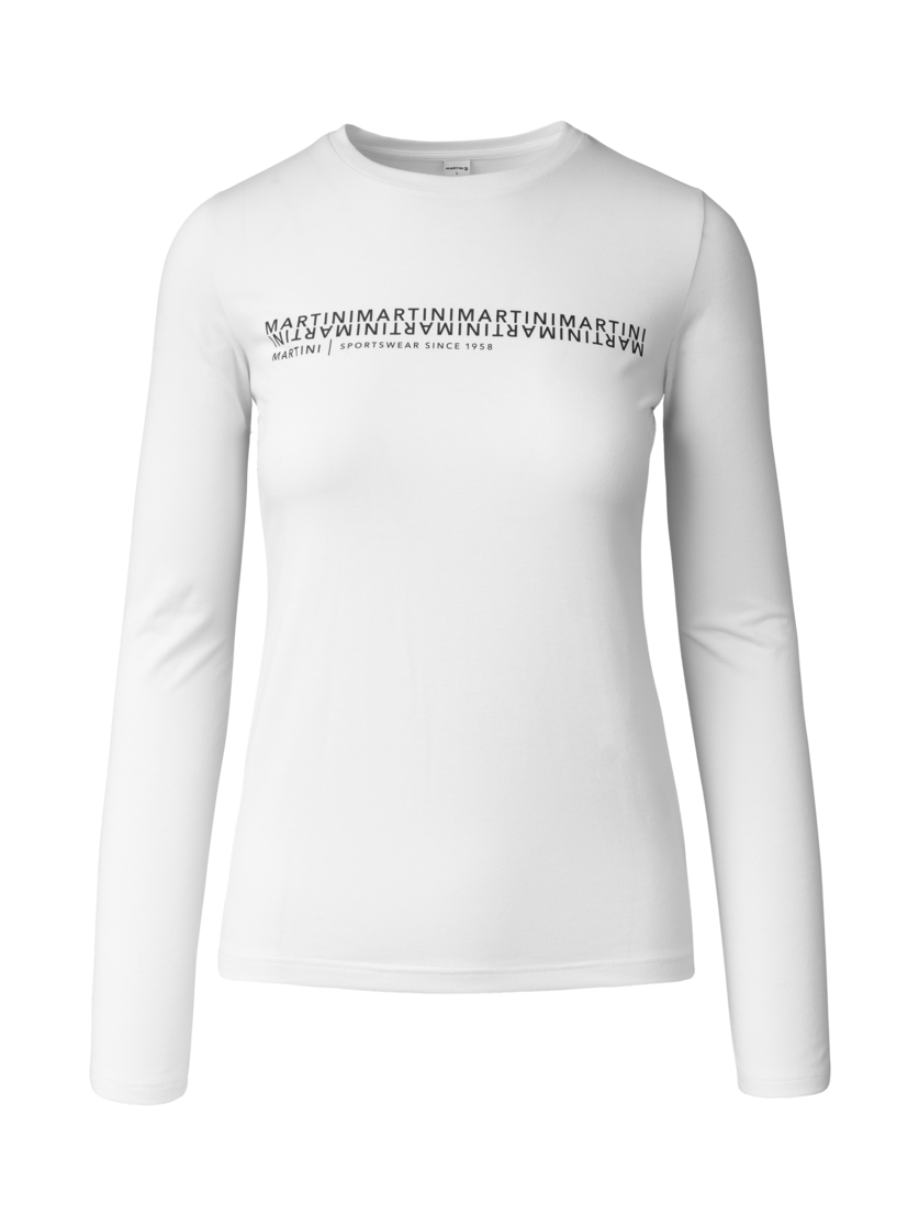 Martini Sportswear - Wildtrack Shirt W - Langarmshirts in white - Vorderansicht - Damen