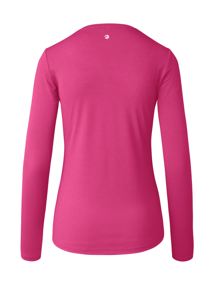 Martini Sportswear - Wildtrack Shirt W - Longsleeves in rosebud - rear view - Women