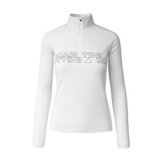 Martini Sportswear - Fullforce Halfzip Shirt W - Longsleeves in white - front view - Women
