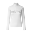 Martini Sportswear - Fullforce Halfzip Shirt W - Langarmshirts in white - Vorderansicht - Damen