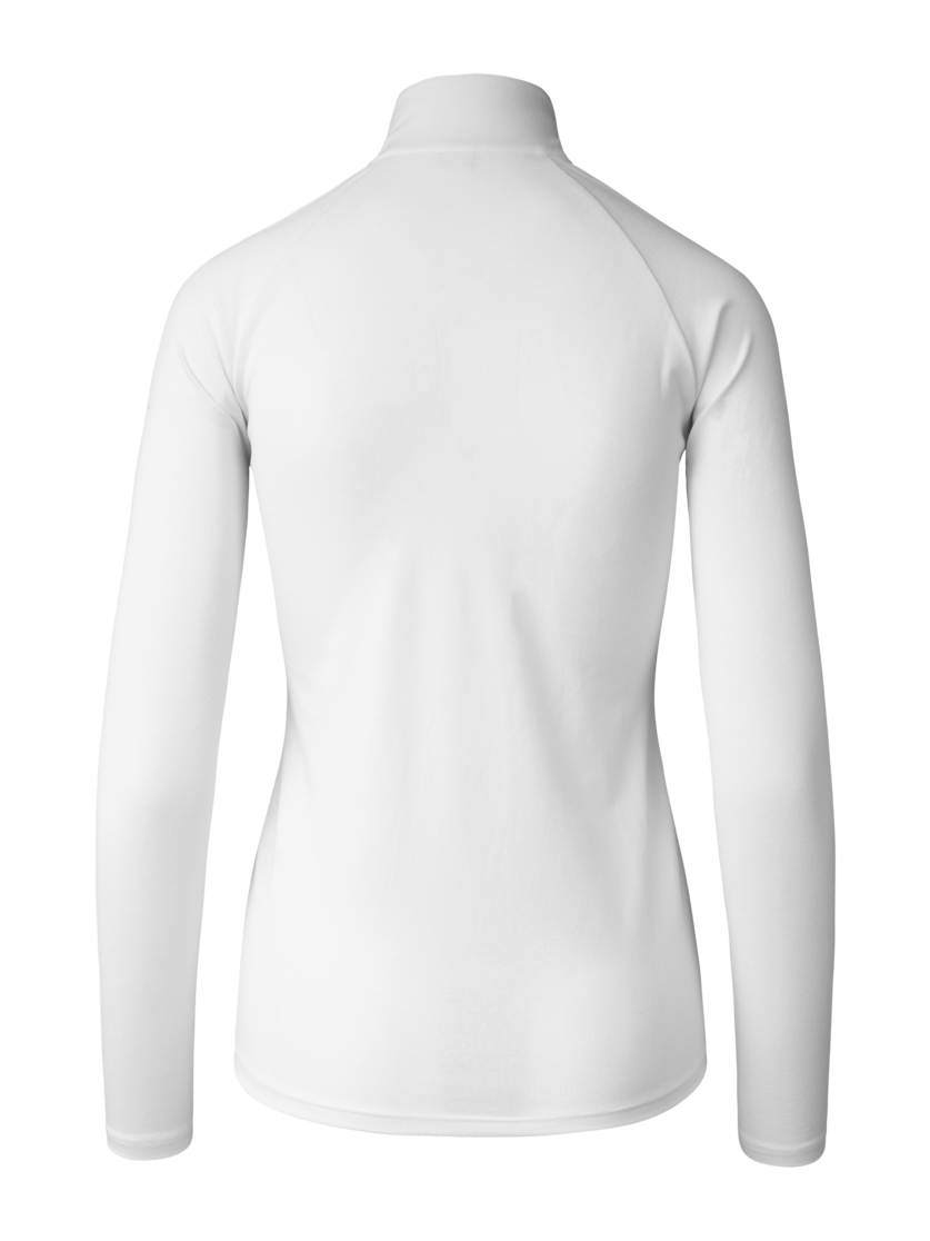 Martini Sportswear - Fullforce Halfzip Shirt W - Langarmshirts in white - Rückansicht - Damen