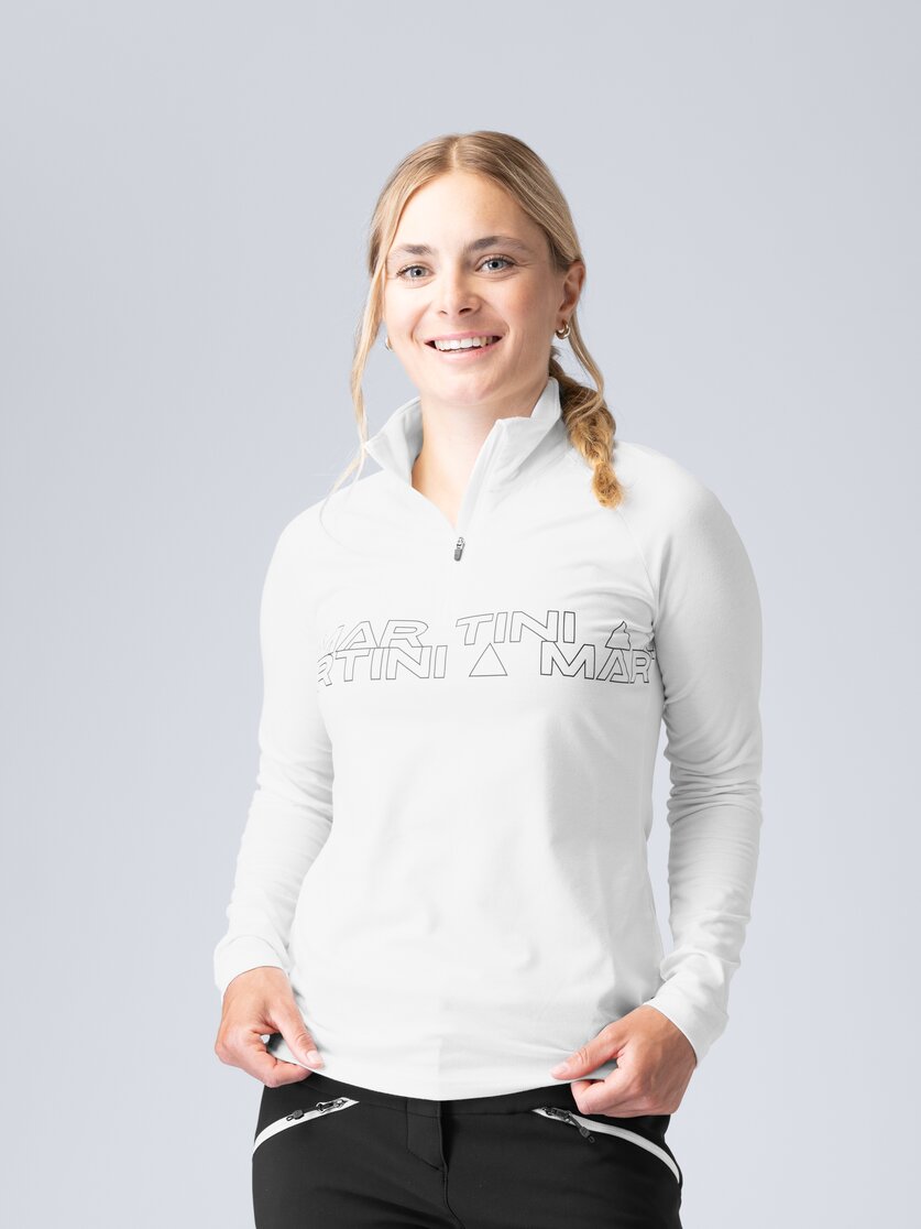 Martini Sportswear - Fullforce Halfzip Shirt W - Longsleeves in fairy tale - front view model - Women