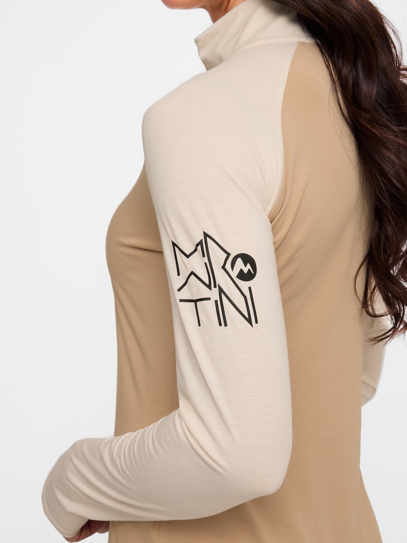 Martini Sportswear - Horizon Halfzip Shirt W - Maglie a maniche lunghe in black - Dettaglio 1 - Donna