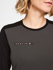 Martini Sportswear - Yalca Shirt W - Longsleeves in granite-white - Detail 1 - Women