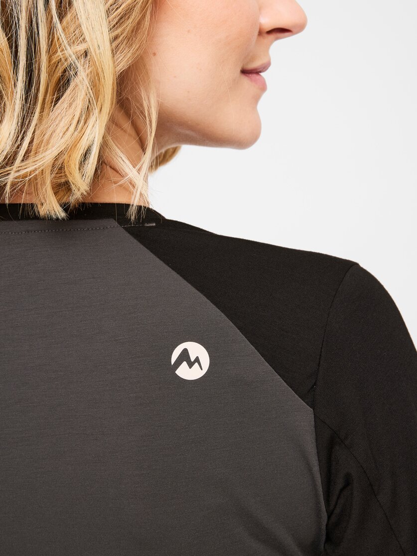 Martini Sportswear - Yalca Shirt W - Langarmshirts in granite-white - Detail 2 - Damen