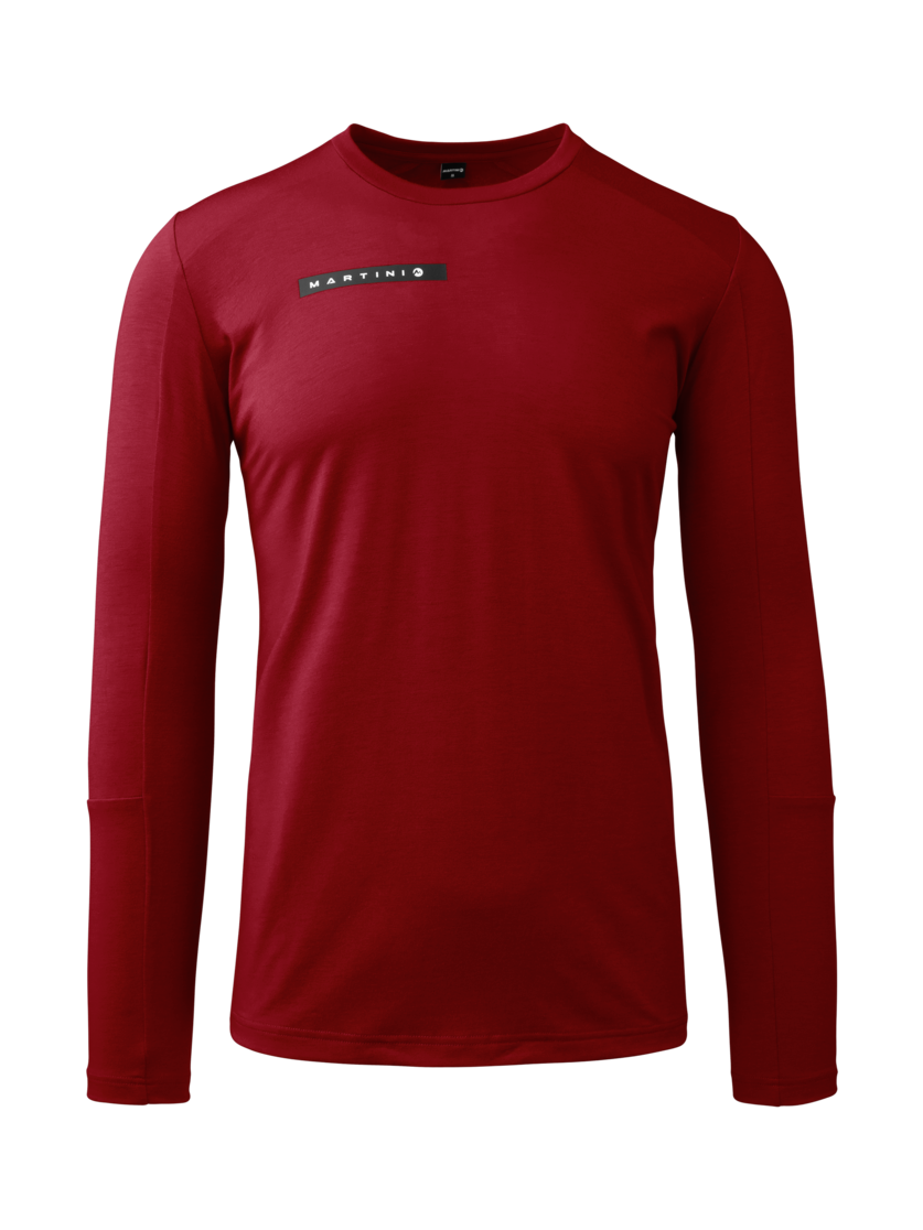 Martini Sportswear - Yalca Shirt M - Maglie a maniche lunghe in passion - vista frontale - Uomo