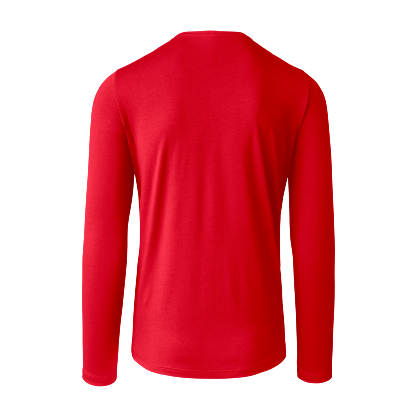 Martini Sportswear - Firstline Shirt M - Langarmshirts in mars-black - Rückansicht - Herren