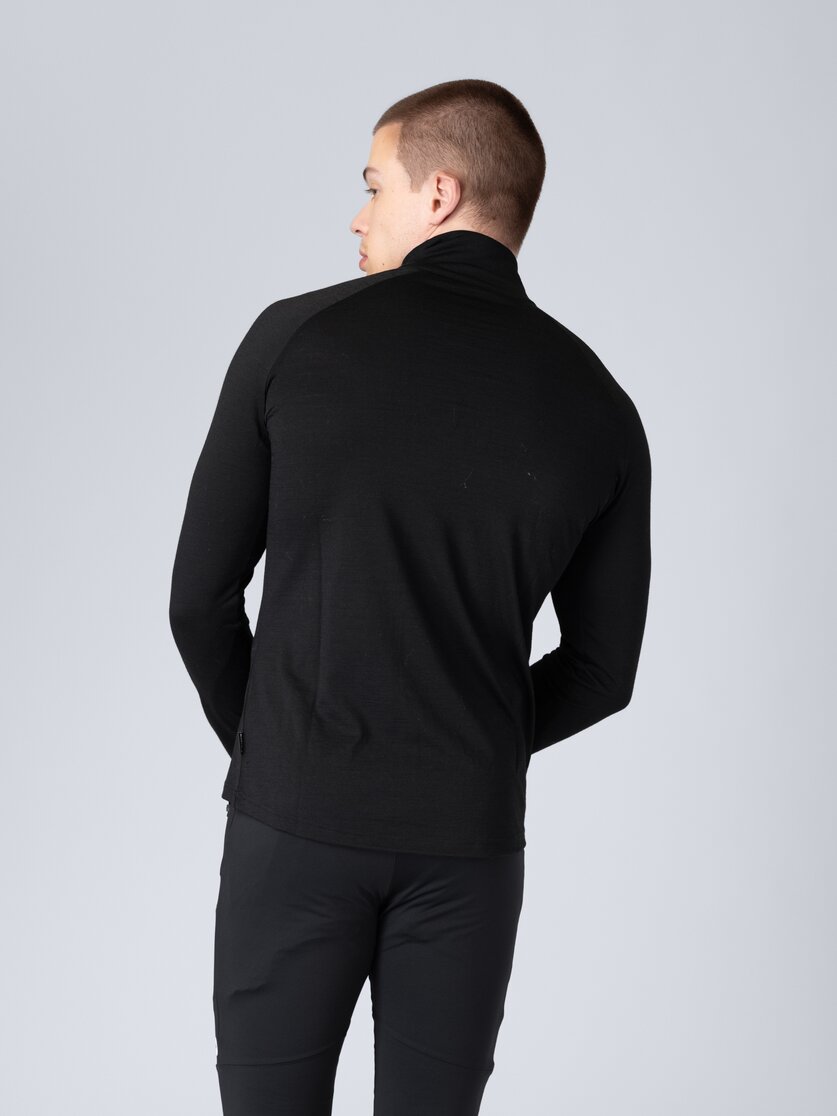 Martini Sportswear - Horizon Halfzip Shirt M - Langarmshirts in seaport-lava - Rückansicht Model - Herren