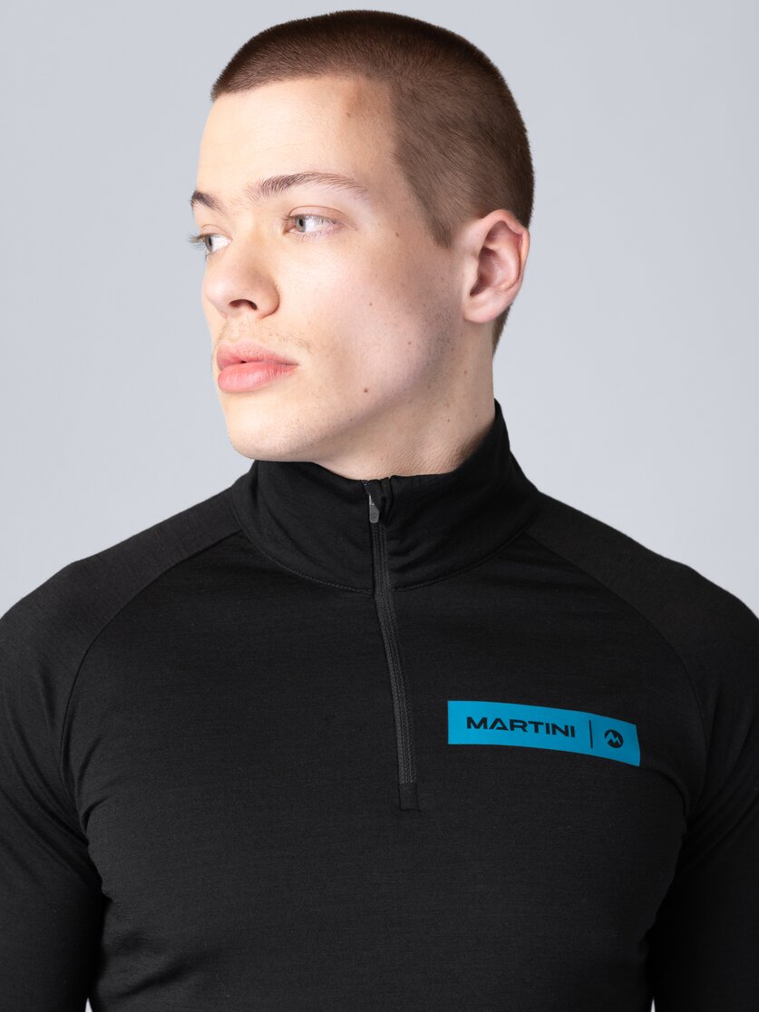 Martini Sportswear - Horizon Halfzip Shirt M - Langarmshirts in seaport-lava - Detail 1 - Herren