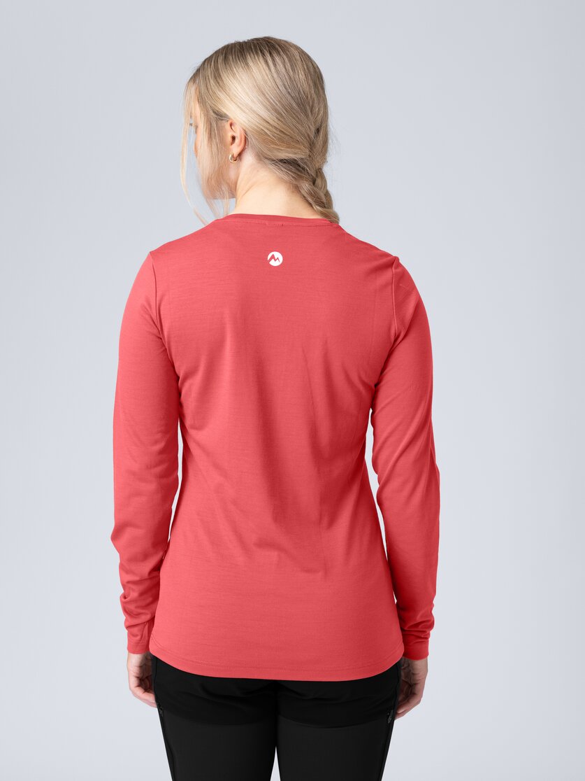Martini Sportswear - Argon Shirt W - Maglie a maniche lunghe in mosstone - vista laterale modello - Donna