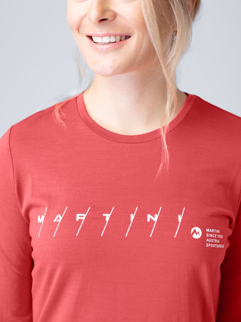 Martini Sportswear - Argon Shirt W - Langarmshirts in mosstone - Detail 2 - Damen