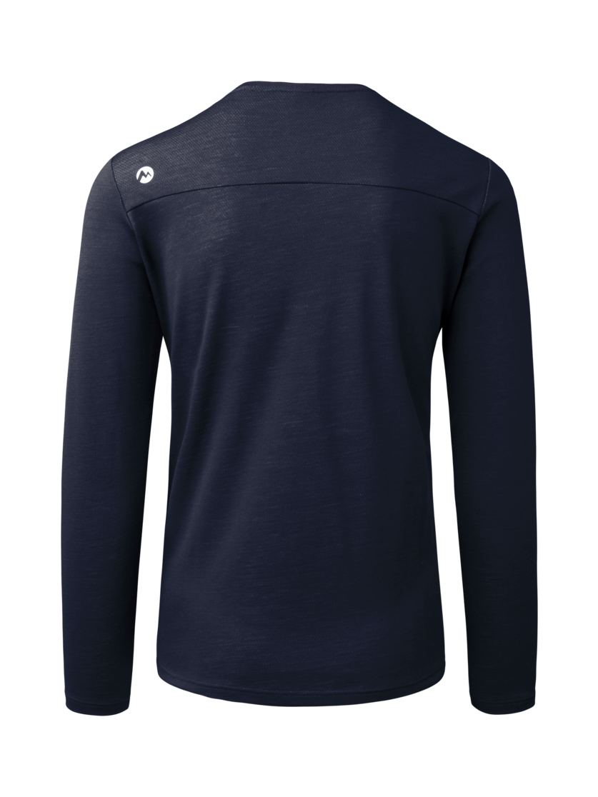 Martini Sportswear - Original Shirt M - Longsleeves in true navy - rear view - Men
