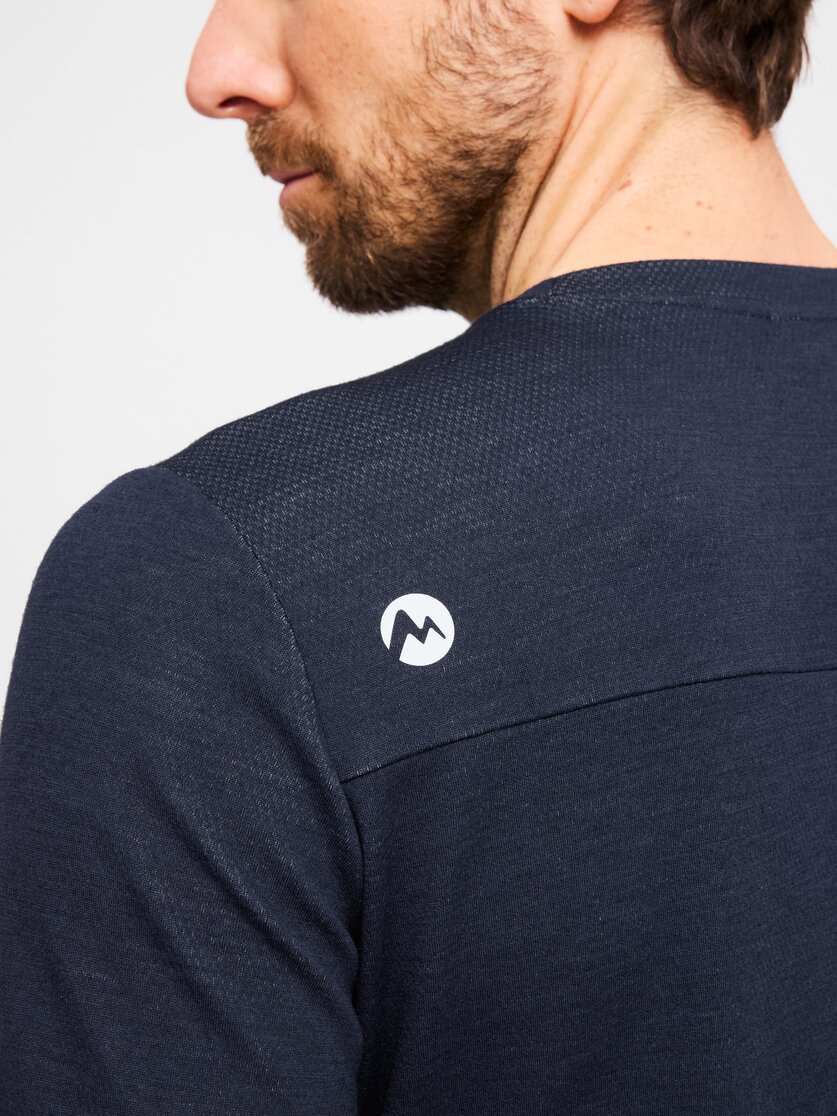 Martini Sportswear - Original Shirt M - Longsleeves in true navy - Detail 1 - Men