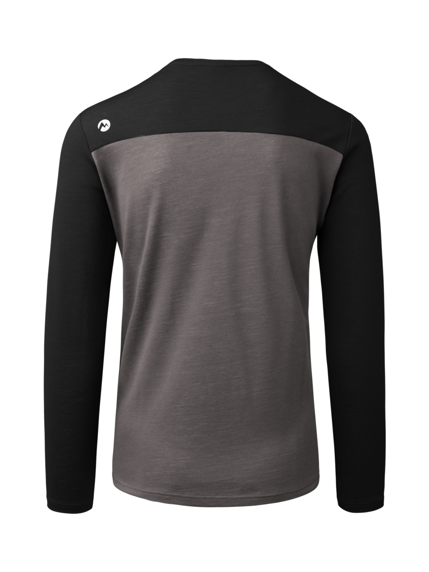Martini Sportswear - Original Shirt M - Maglie a maniche lunghe in ash-black - vista posteriore - Uomo