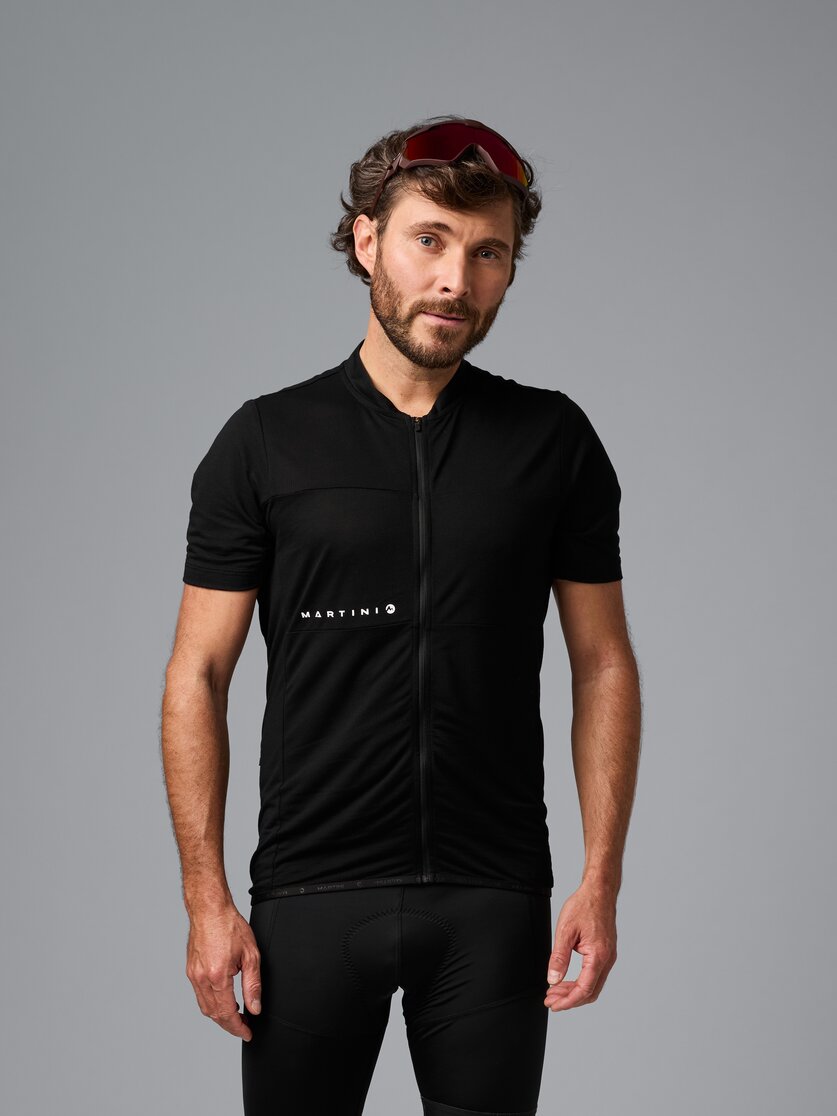 Martini Sportswear - Flowtrail Zip Shirt M - T-Shirts in tendril - Vorderansicht Model - Herren