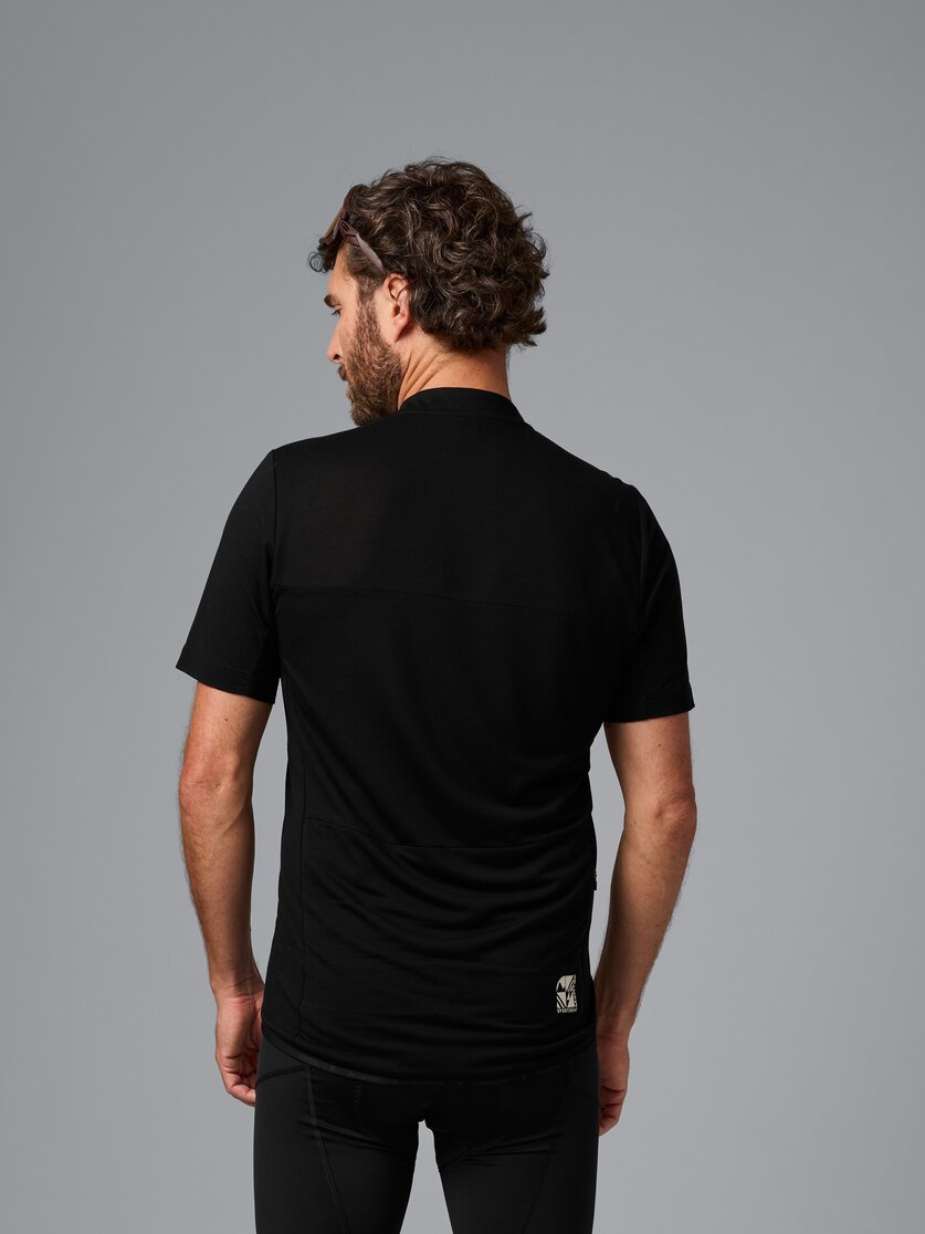 Martini Sportswear - Flowtrail Zip Shirt M - T-Shirts in tendril - Rückansicht Model - Herren