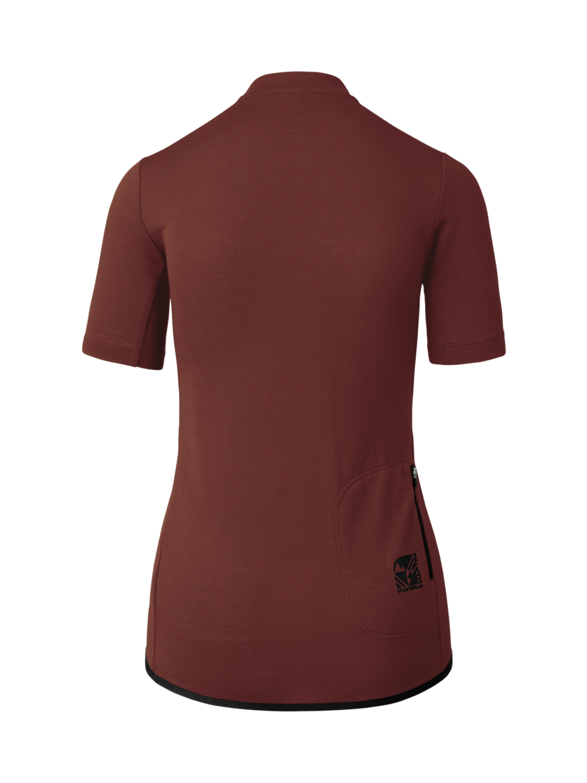 Martini Sportswear - Flowtrail Halfzip Shirt W - T-Shirts in peakan-black - Rückansicht - Damen