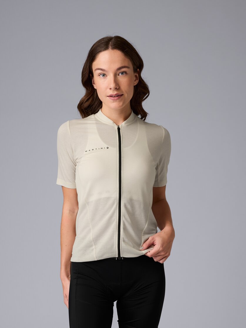 Martini Sportswear - Flowtrail Zip Shirt W - T-Shirts in black - Vorderansicht Model - Damen