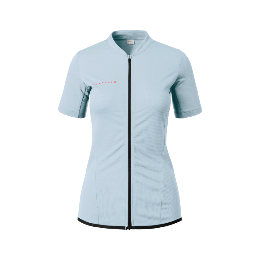 Martini Sportswear - Flowtrail Zip Shirt W - T-Shirts in ice-black - Vorderansicht - Damen
